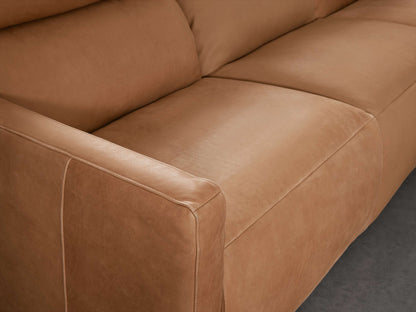 Rowland Tailored Leather Three-Piece Motion Modular Sofa
