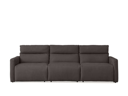 Rowland Tailored Leather Three-Piece Motion Modular Sofa