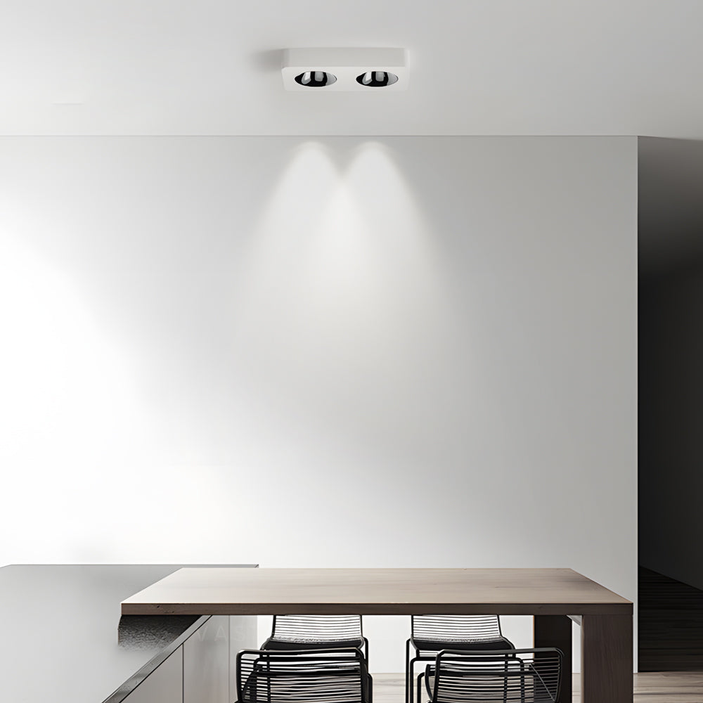 Square LED Anti-Glare Flush Mount Ceiling Light