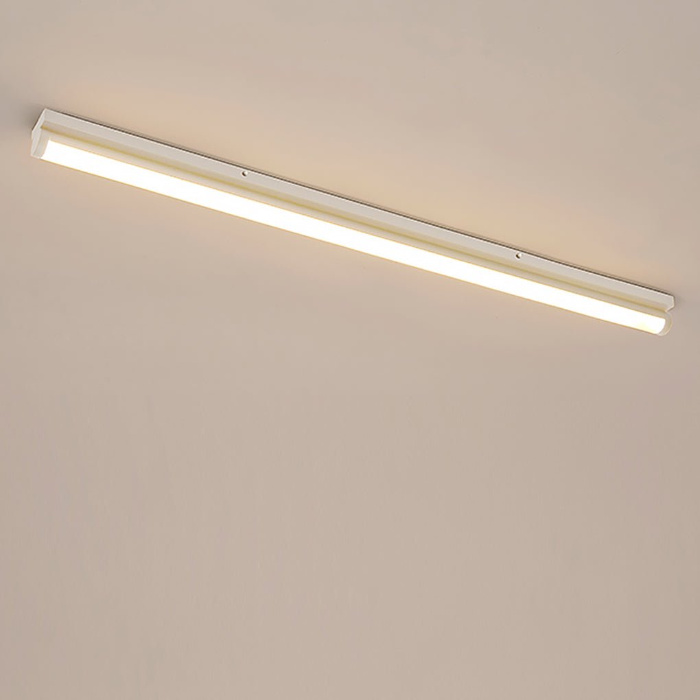 24'' 30'' Rectangular LED Modern Flush Mount Lighting White Black Ceiling Lights