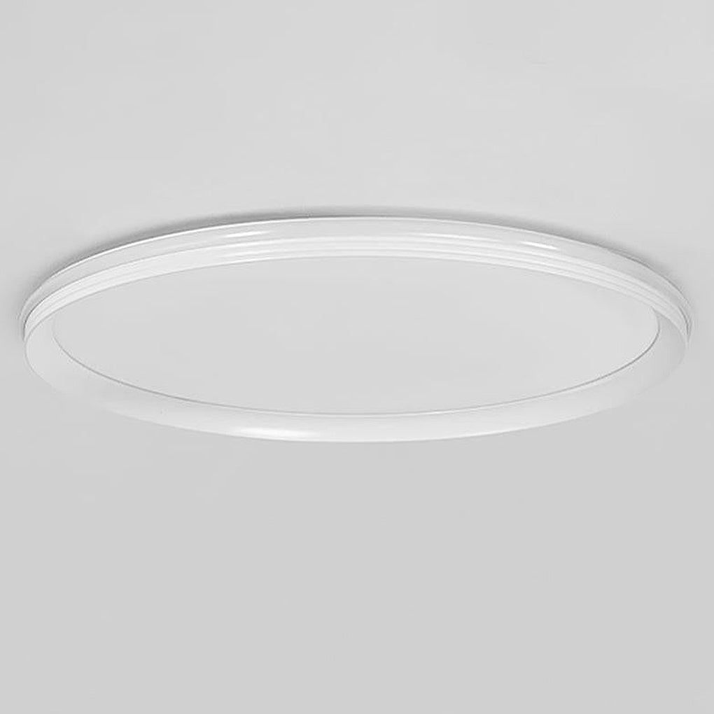 24'' Round Shaped Ultra Thin Modern Flush Mount Lights Dimmable LED Ceiling Lights