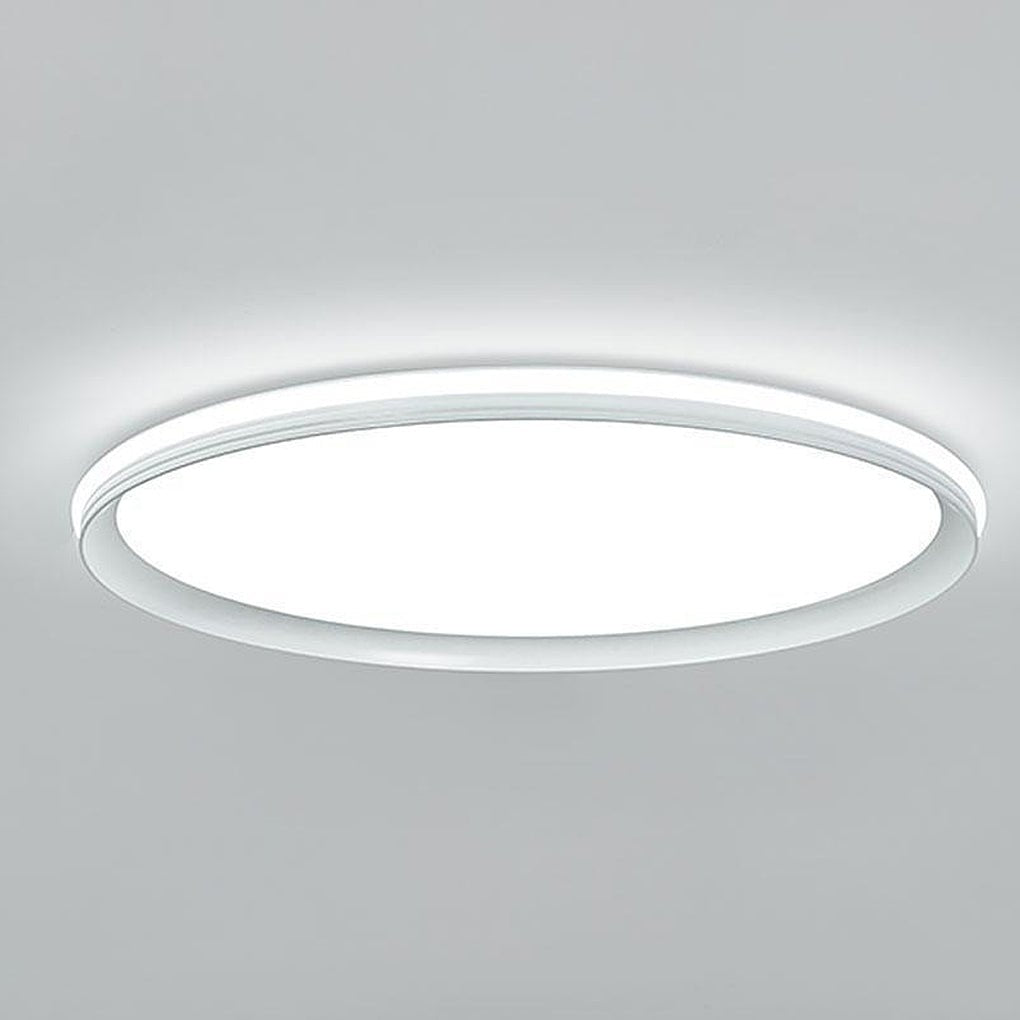 24'' Round Shaped Ultra Thin Modern Flush Mount Lights Dimmable LED Ceiling Lights