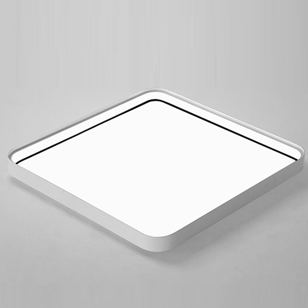 24'' Square Modern Flush Mount Lighting LED Dimmable Ceiling Lights with Edge