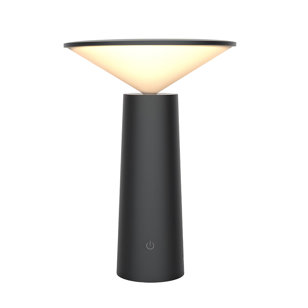 Rotatable LED Torch Downlight Table Lamp with USB Charging