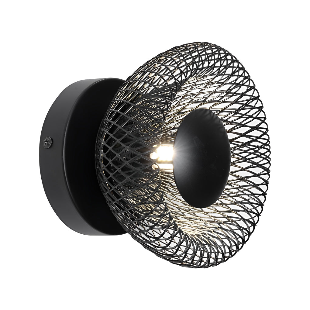 Artistic Creative Circular Nest Grid LED Modern Wall Sconce Lighting