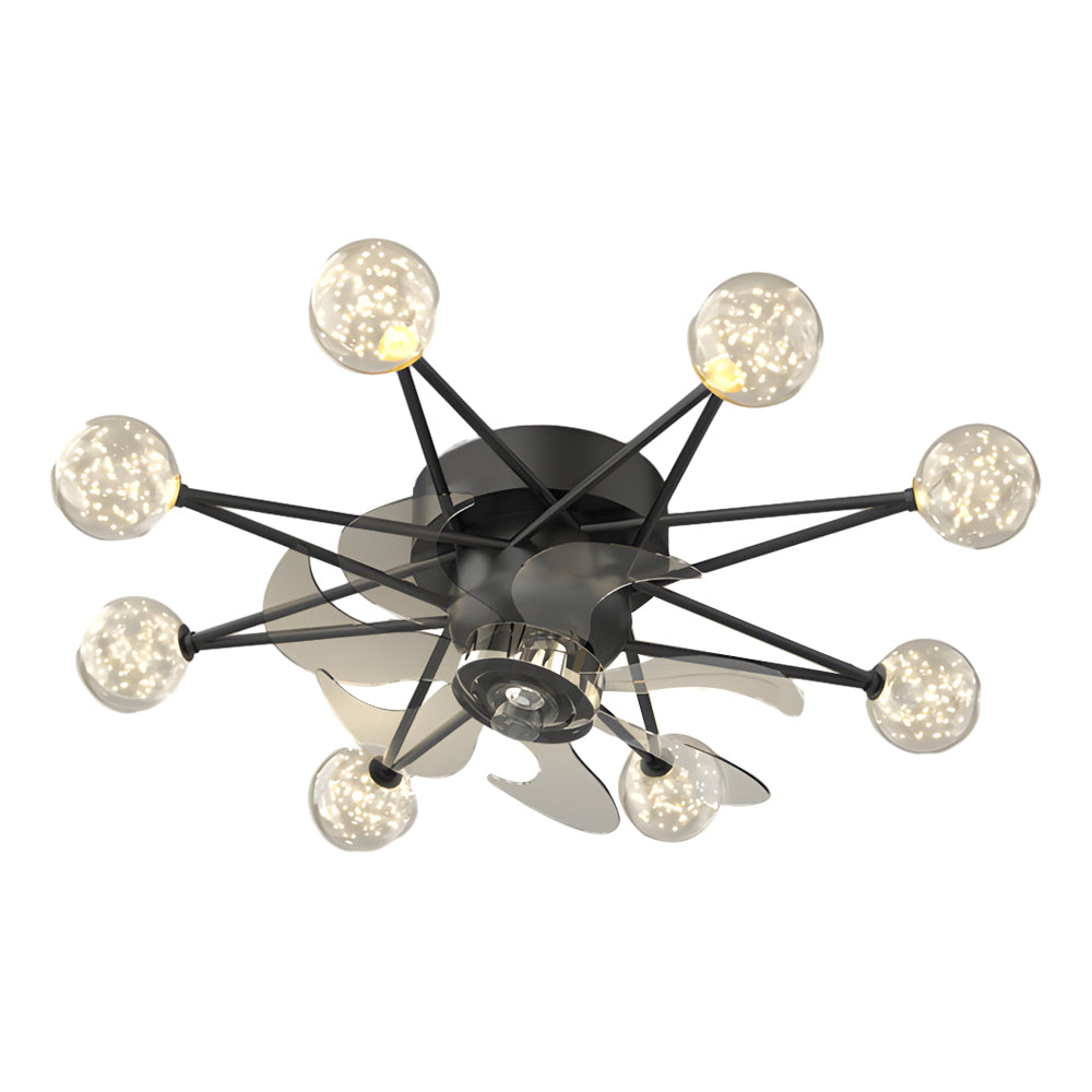 Stars Creative Balls 3 Step Dimming Modern Ceiling Fans