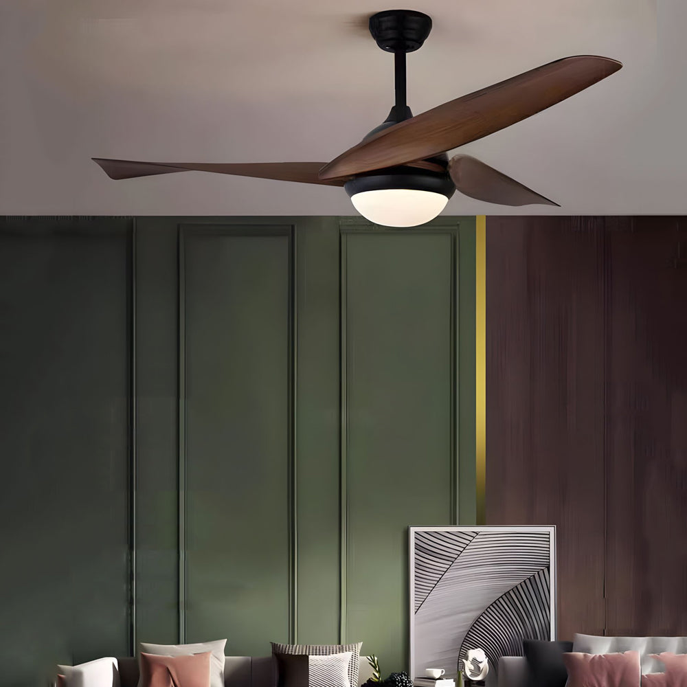 52 in. 3-Blade LED 6-Speed Quiet Ceiling Fan with Light and Remote Control