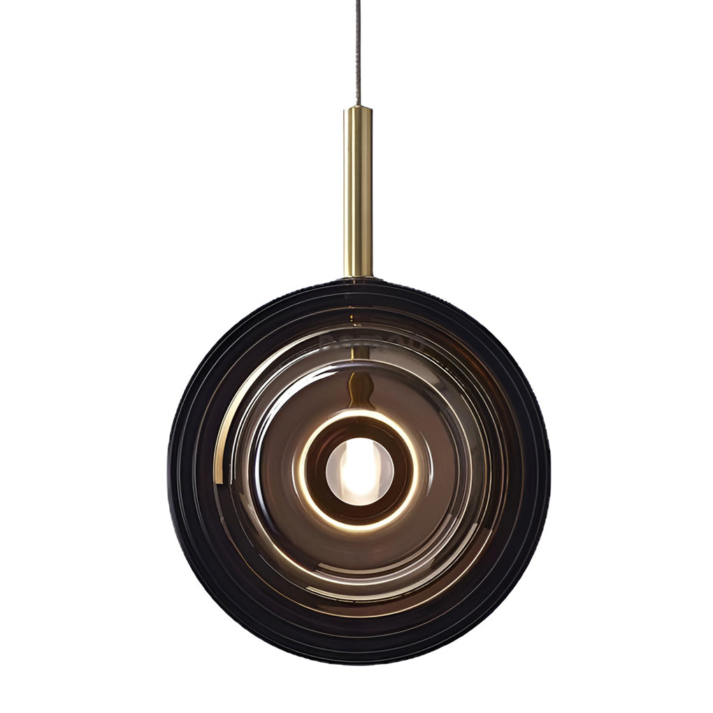 Creative Glass Round Modern Kitchen Island Lighting Pendant Light