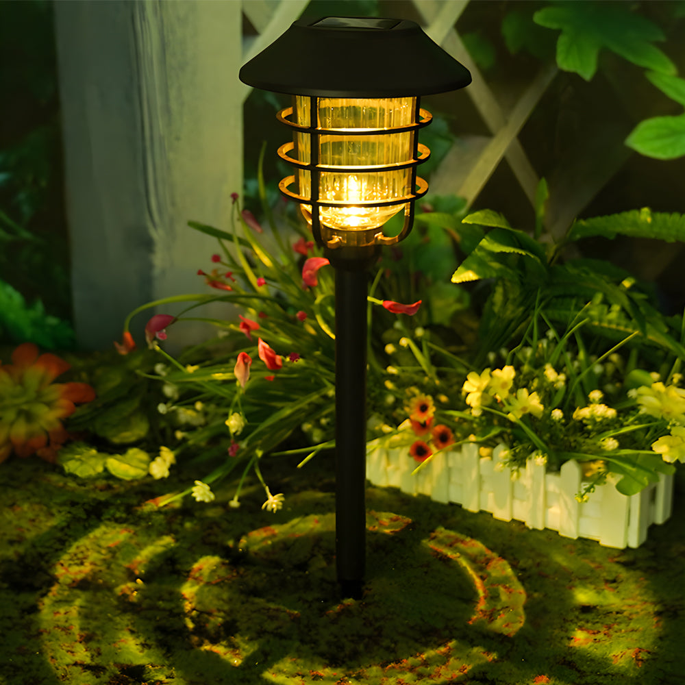 22.8-in Black Mini Torch Solar Pathway Lights Outdoor Lawn LED Lights