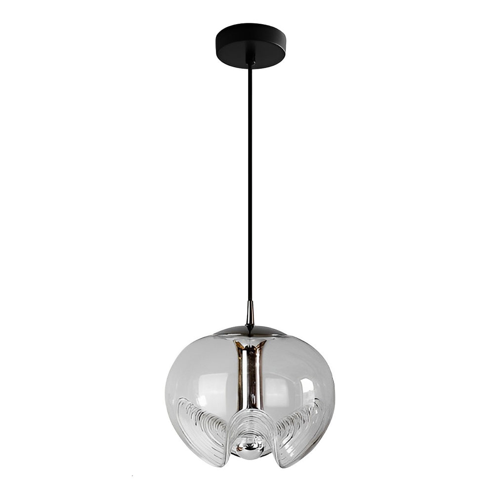 Retro Creative Electroplated Glass LED Modern Pendant Light Hanging Lamp