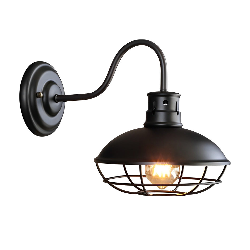 Retro Iron LED Waterproof Industrial Style Outdoor Wall Lights Wall Lamp