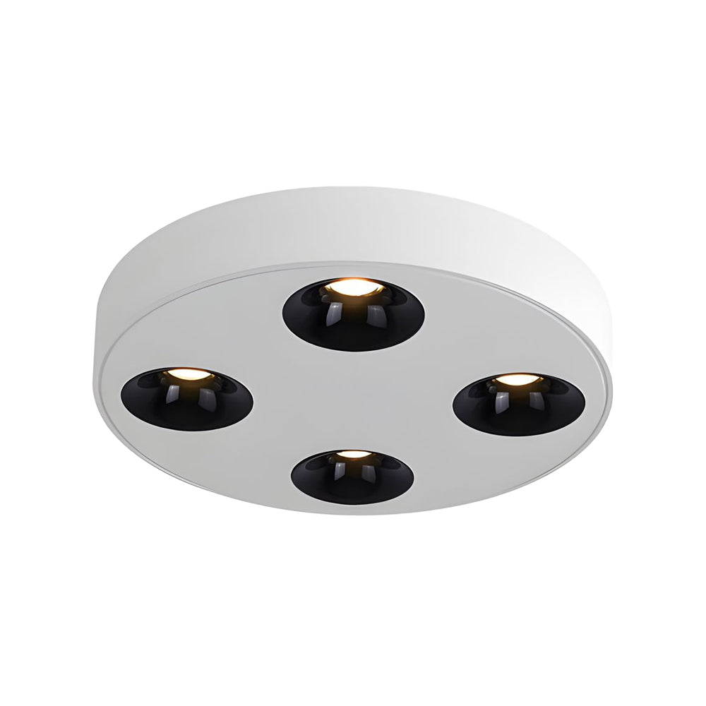 9.1-Inch Peg 4-Light LED Flush Mount Ceiling Light for Bathroom