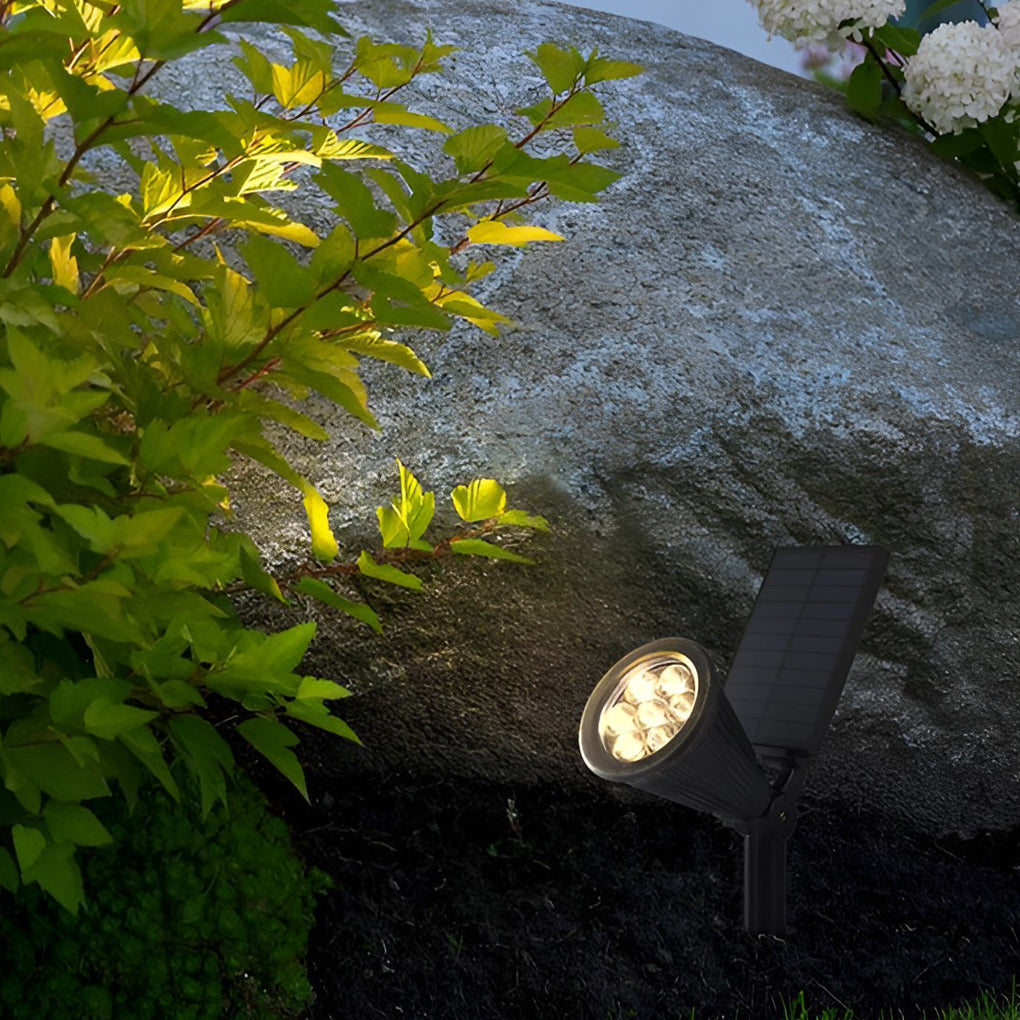 Waterproof LED 7W Modern Solar Tree Spotlights Landscape Lighting