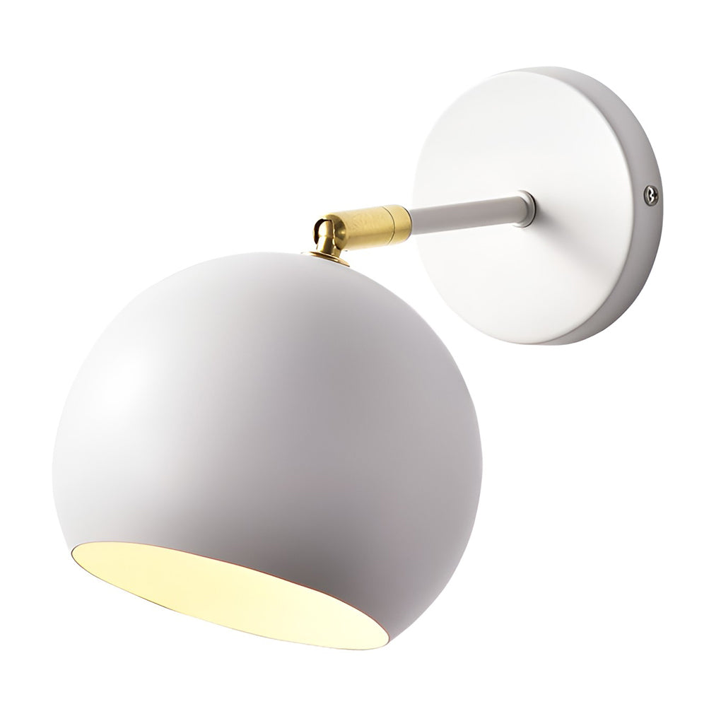 Adjustable Hemispherical Nordic Plug in Wall Lamp Wall Sconce Lighting