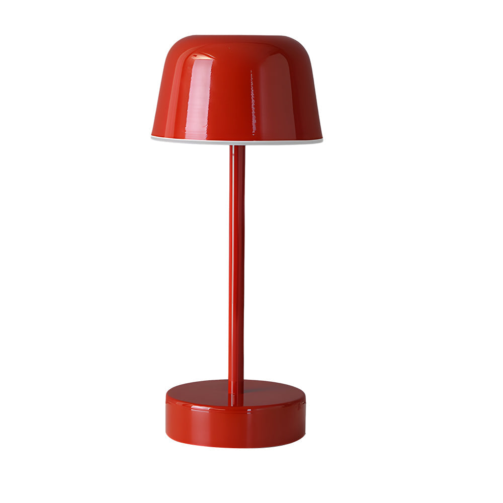 Tunable Metal Finish Table Lamp in Hat-style