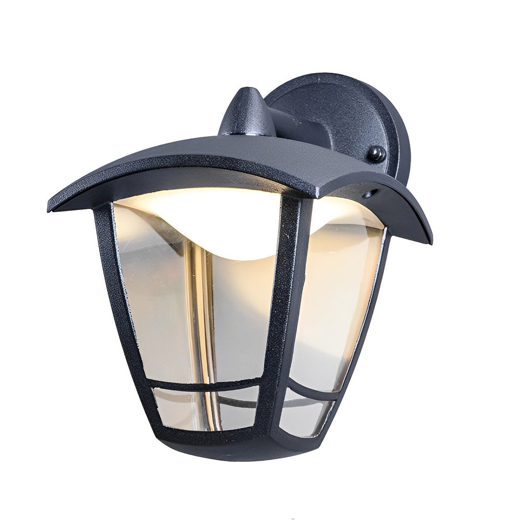 Retro Waterproof Black Vintage Outdoor Wall Lamp Plug in Wall Sconce Lighting