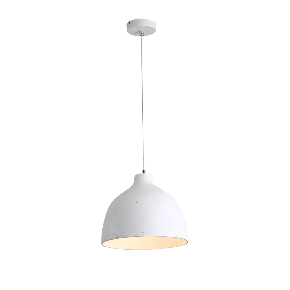 Modern Adjustable Resin Bowl Pendant Lamp