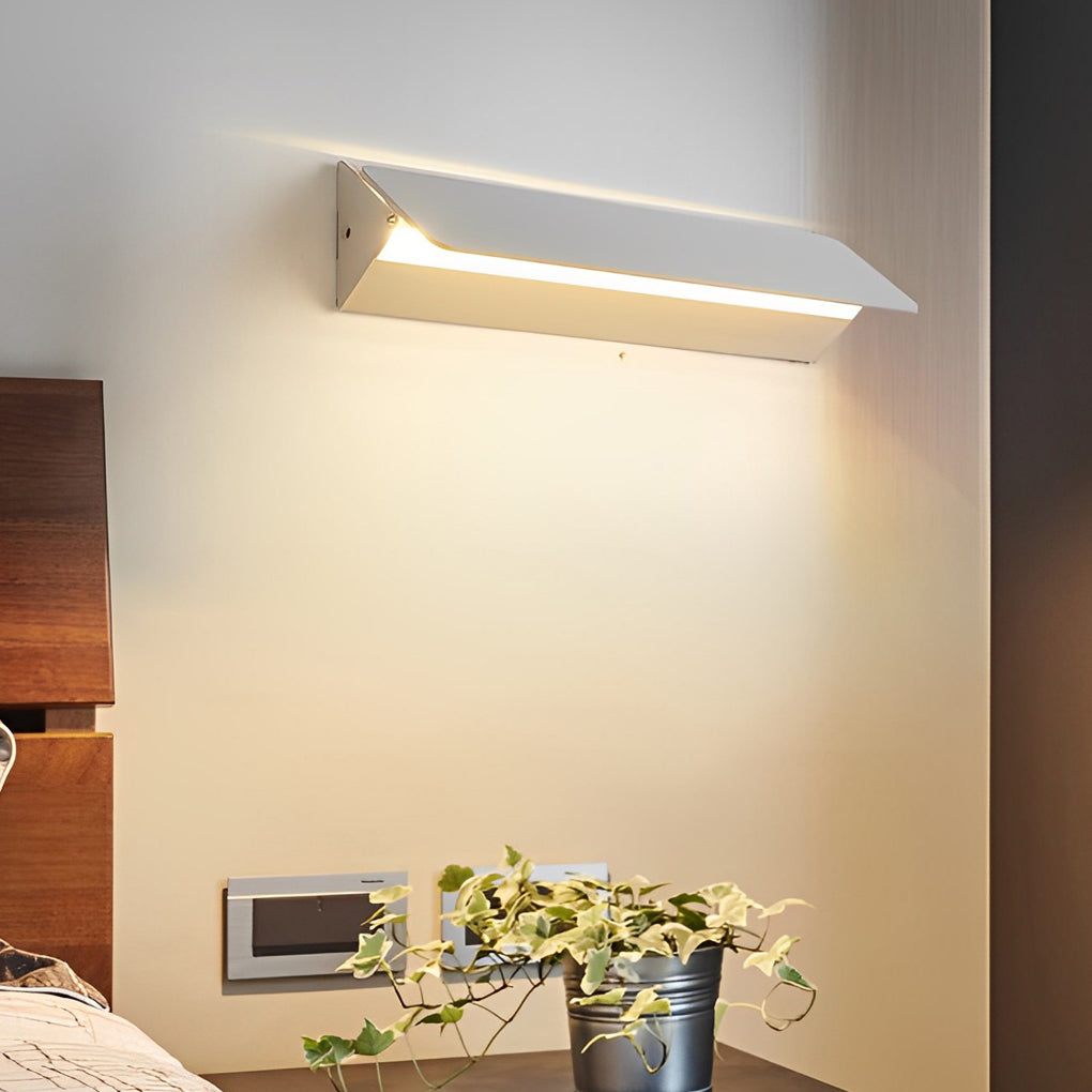 270° Rotatable Adjustable Rectangular Strip LED White Nordic Wall Lamp