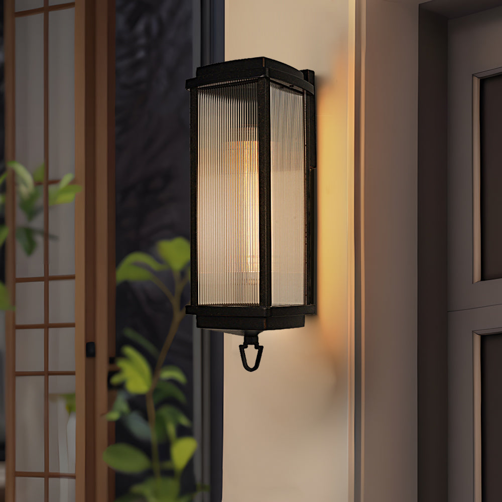 1 Head 19.7-inch Outdoor Wall Lantern Sconce