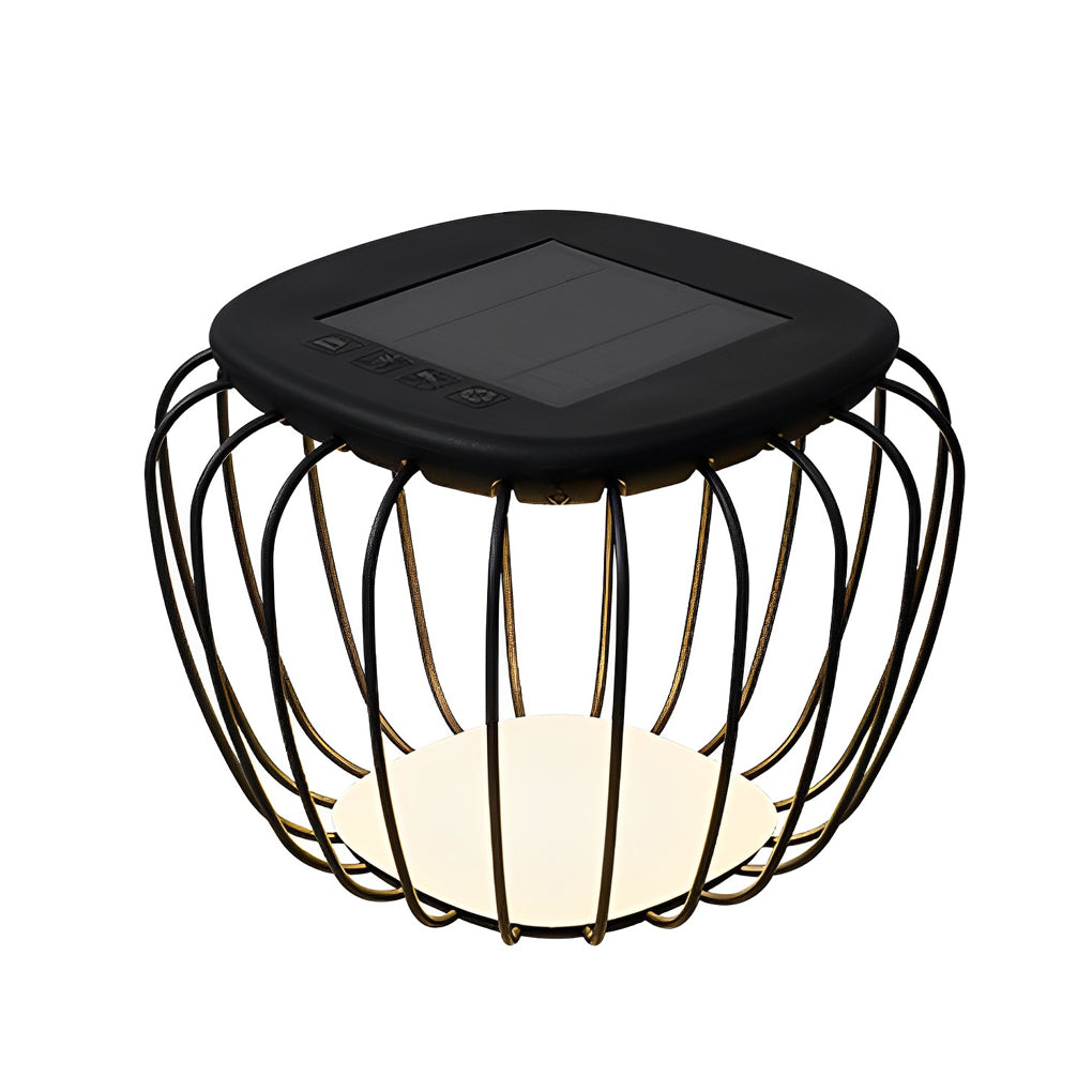 Waterproof Table Chair LED Modern Solar Outdoor Lanterns Floor Lamp