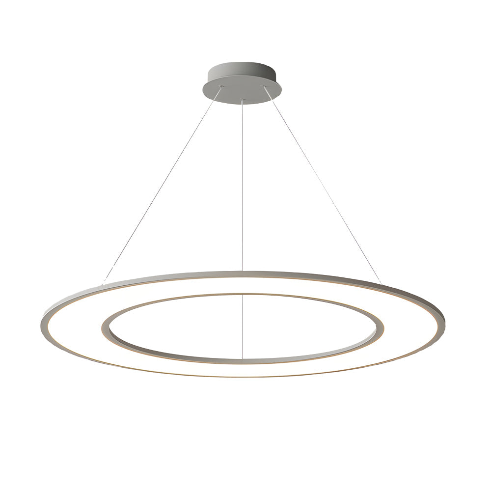 Planet Rings LED Pendant Light in Black/White