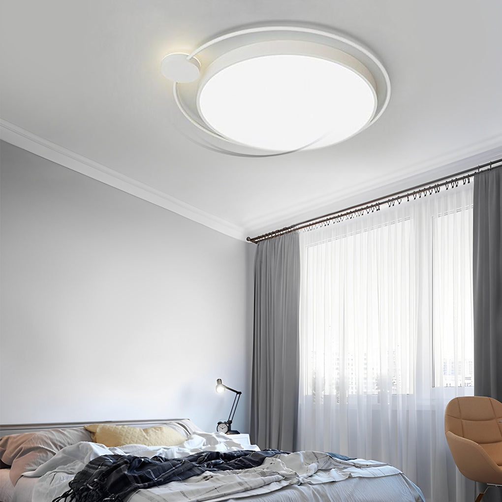 Circular Dimmable LED Nordic Flush Mount Light Ceiling Light Fixtures