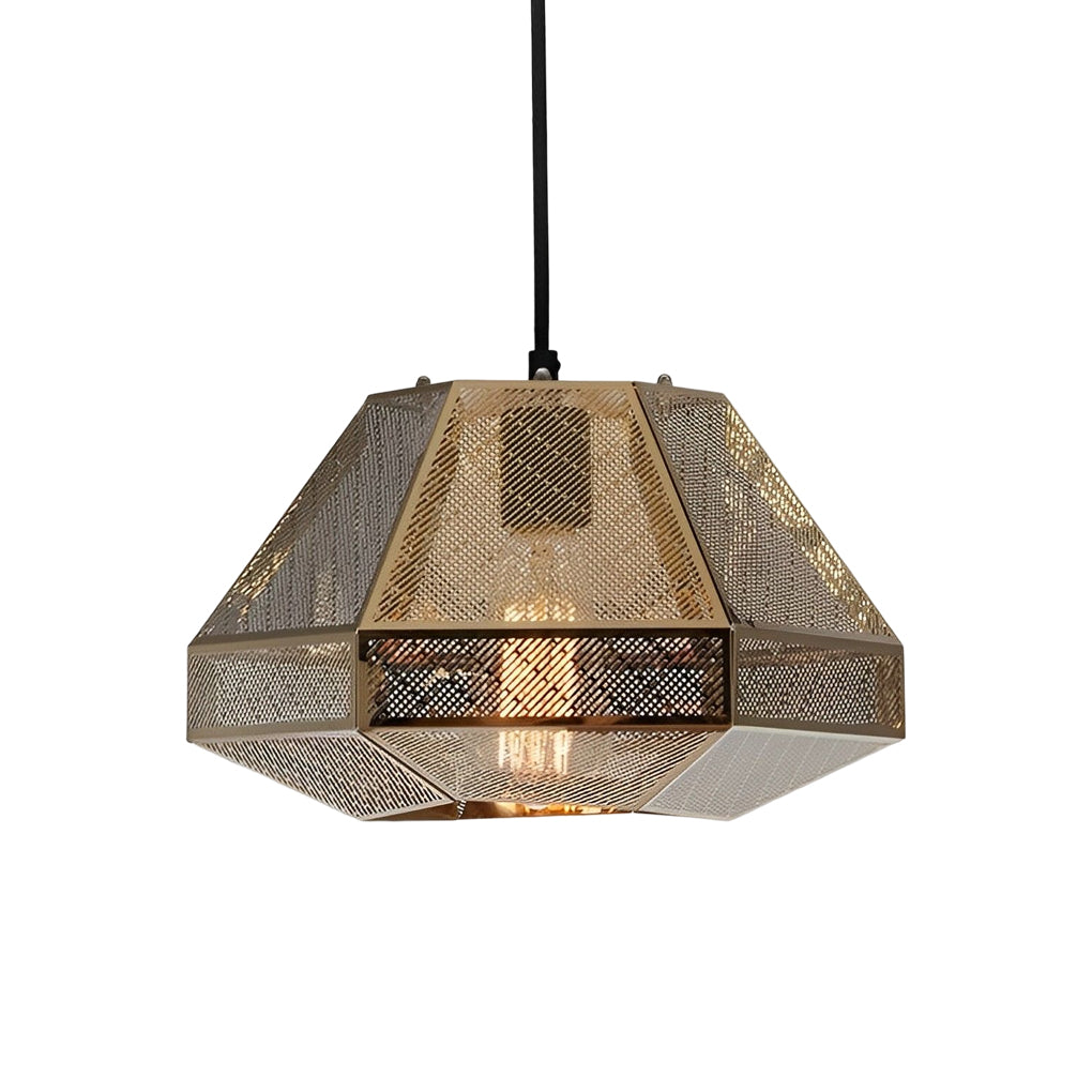 Electroplated Stainless Steel Creative Geometric Nordic Pendant Lights