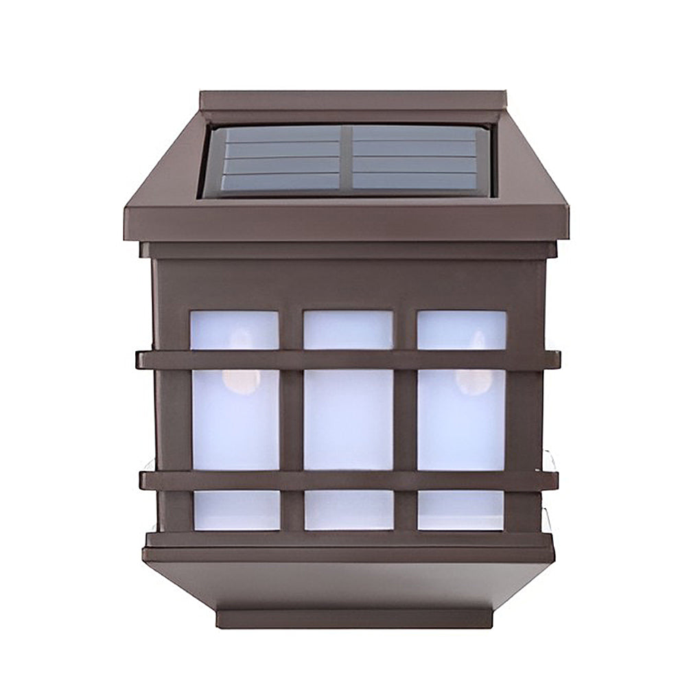 Solar LED Light-controlled Motion Sensor Modern Outdoor Wall Lamp