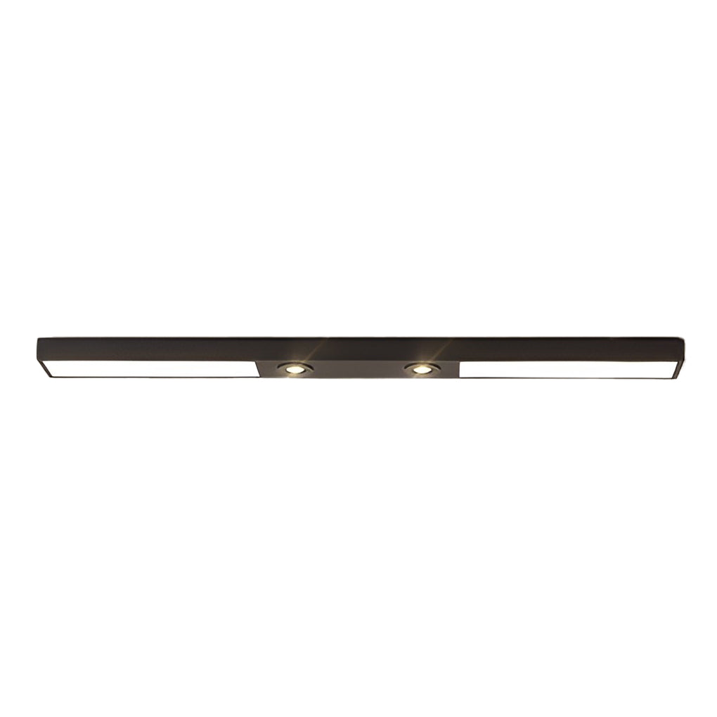 Rectangle Strip LED Black Modern Ceiling Lights Spot Light