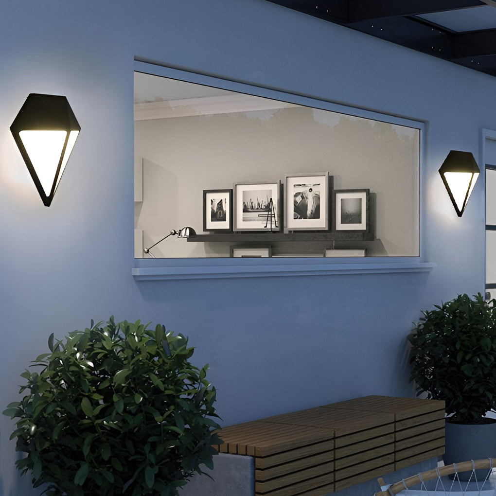 Creative Geometric LED Waterproof Modern Outdoor Wall Lamp Wall Lights Fixture