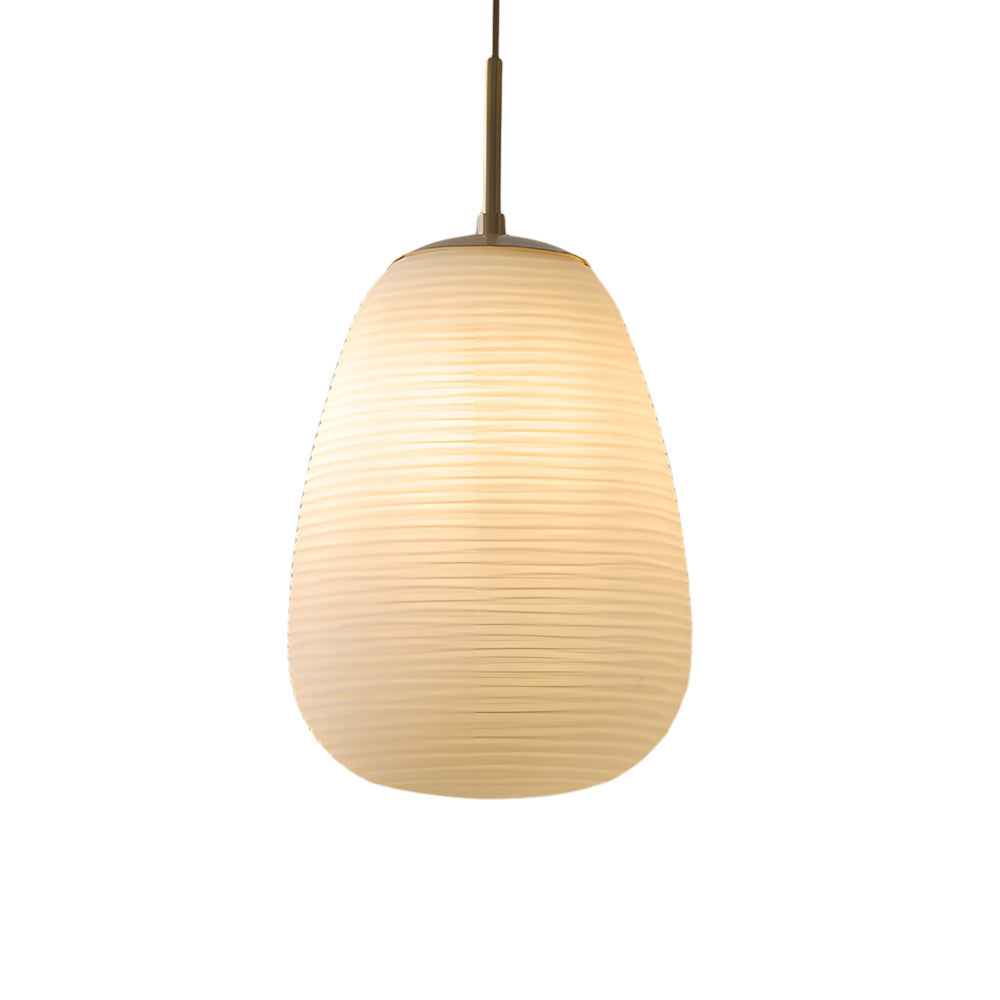 Rituals White Glass Pendant Light