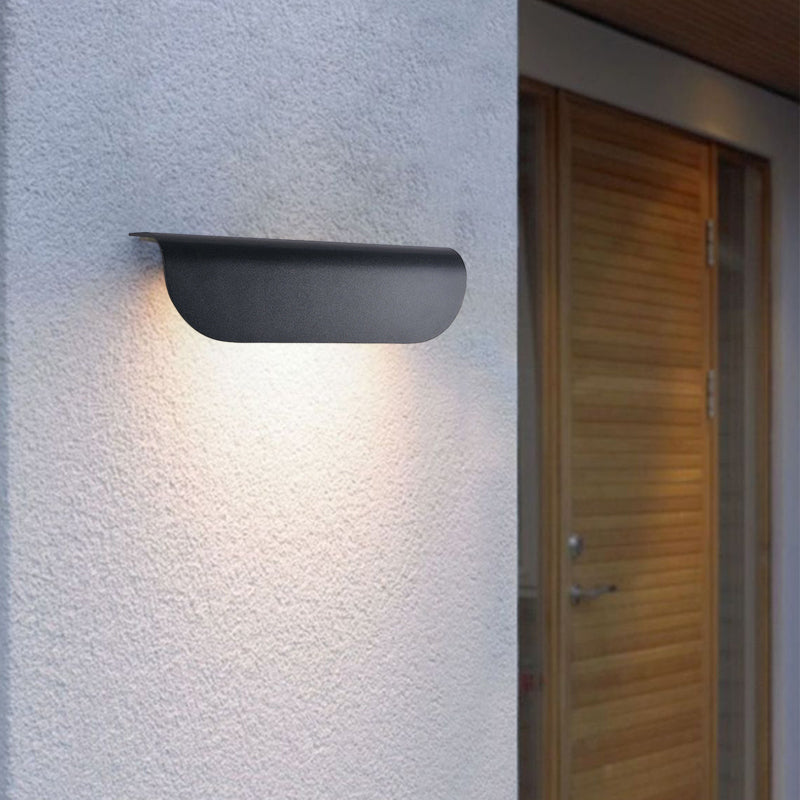 Minimalist LED Waterproof Exterior Wall Light for Garden Balcony Stair Aisle