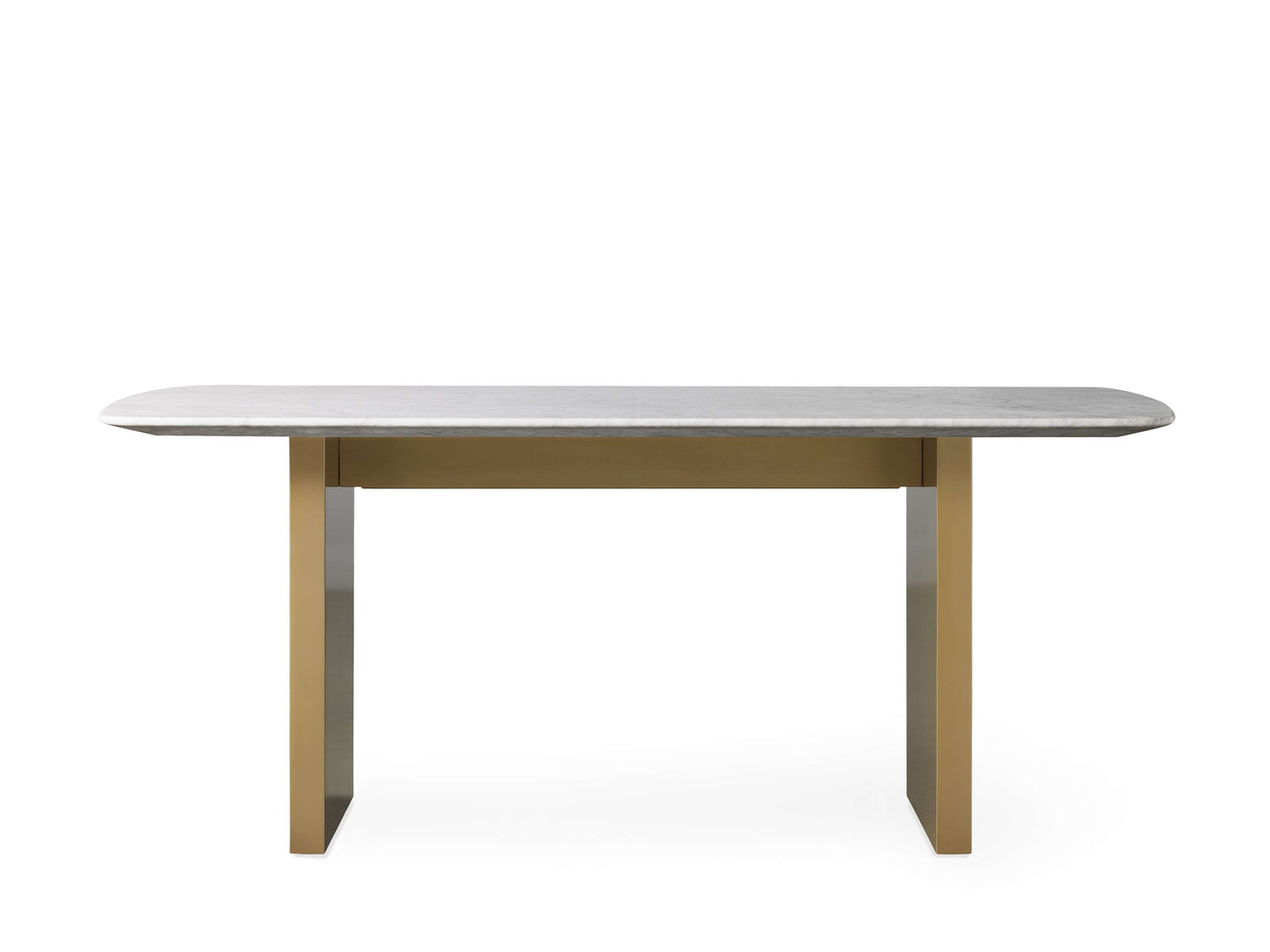 Saint Germain Stone Dining Table with Clement Base