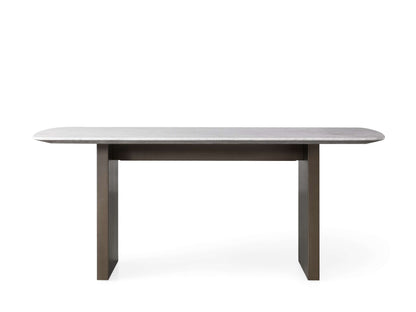 Saint Germain Stone Dining Table with Clement Base