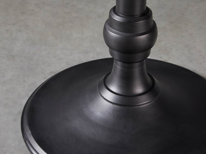 Recycled Metal Counter Table with Wade Base