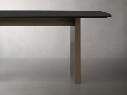 Saint Germain Wood Dining Table with Clement Base