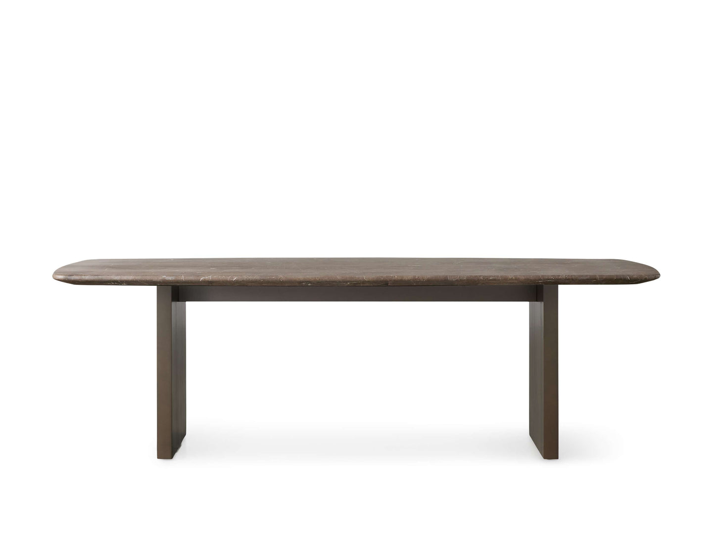 Saint Germain Stone Dining Table with Clement Base