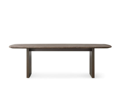 Saint Germain Stone Dining Table with Clement Base