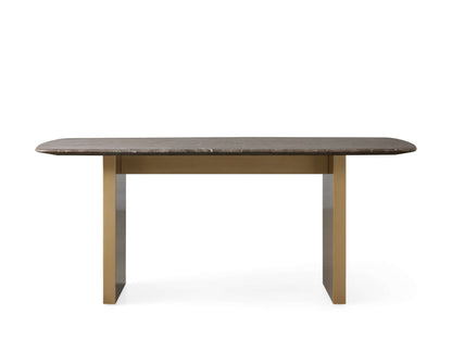 Saint Germain Stone Dining Table with Clement Base