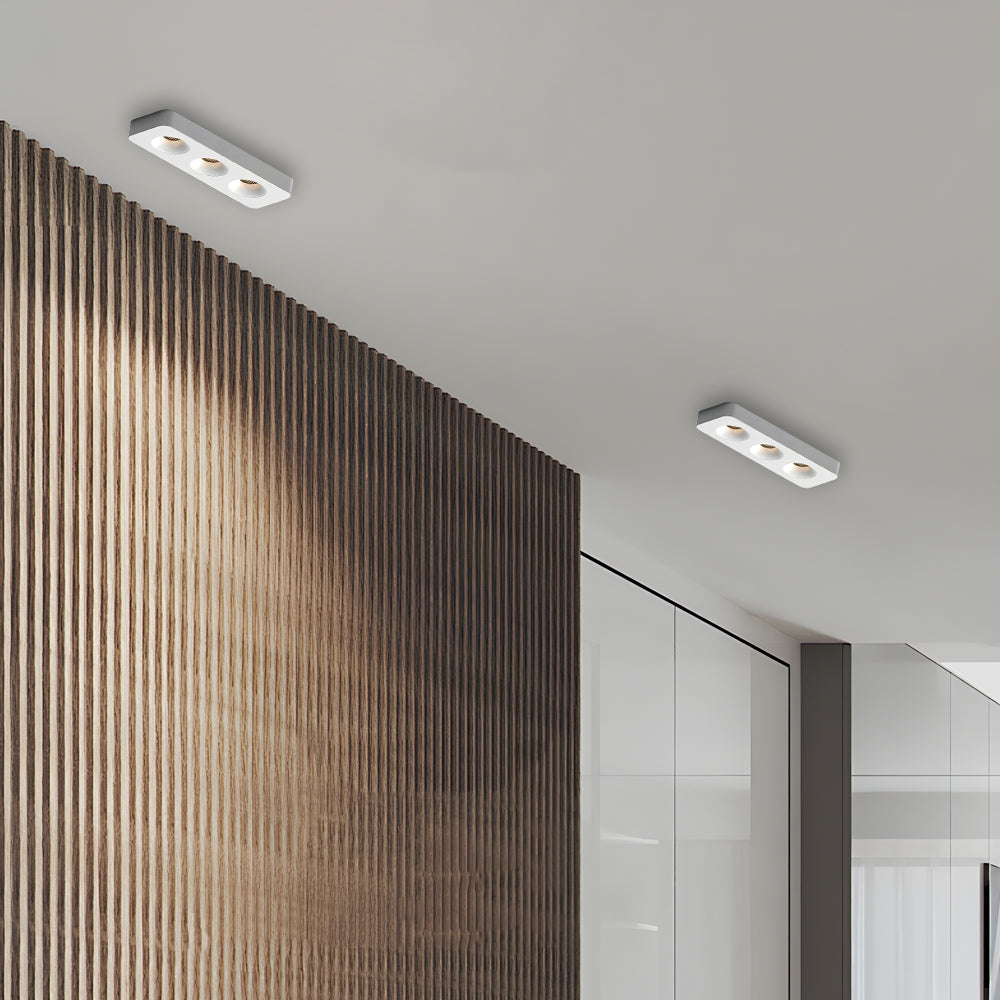 Square LED Anti-Glare Flush Mount Ceiling Light