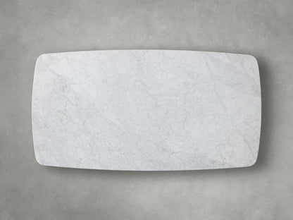 Saint Germain Stone Dining Table with Clement Base