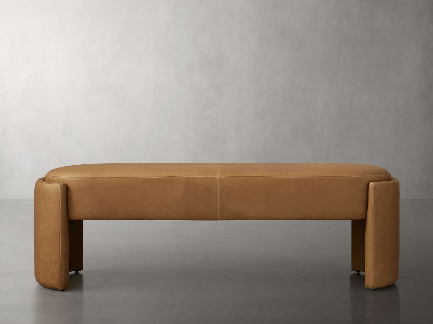 Micah Leather Bench