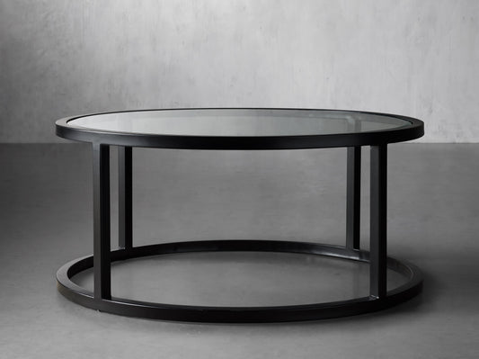 Palmer Round Glass Coffee Table