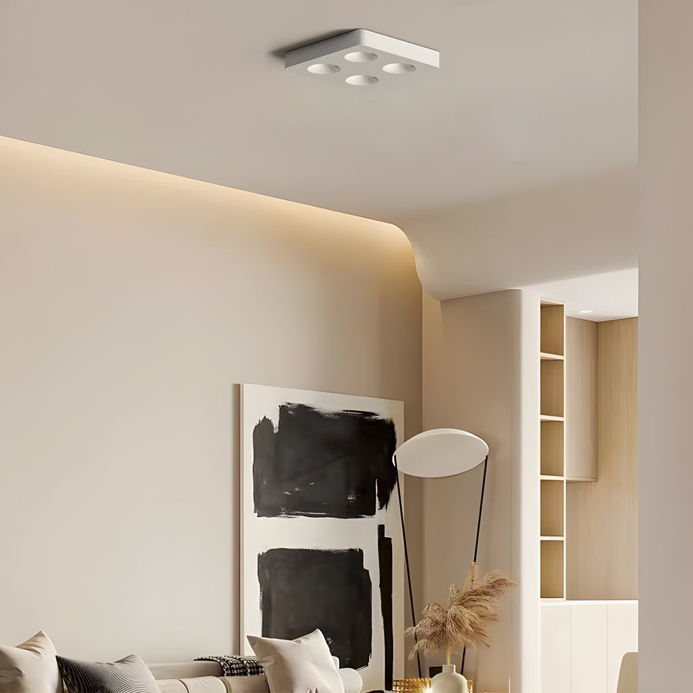 Square LED Anti-Glare Flush Mount Ceiling Light