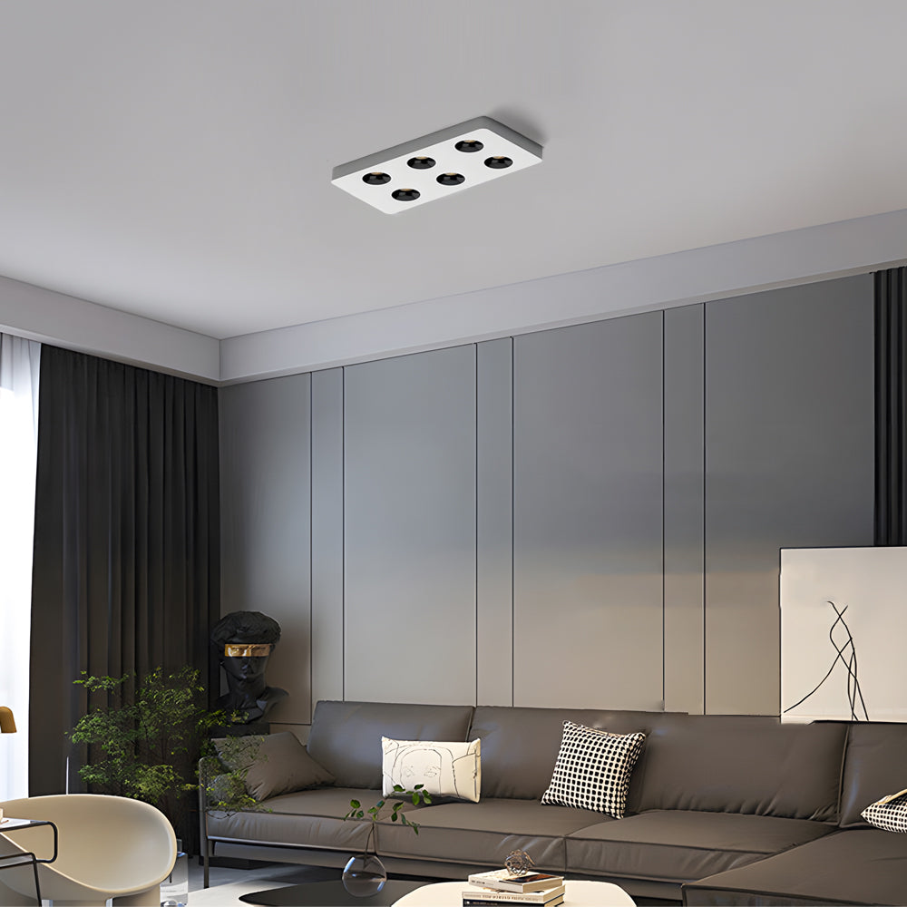 Square LED Anti-Glare Flush Mount Ceiling Light