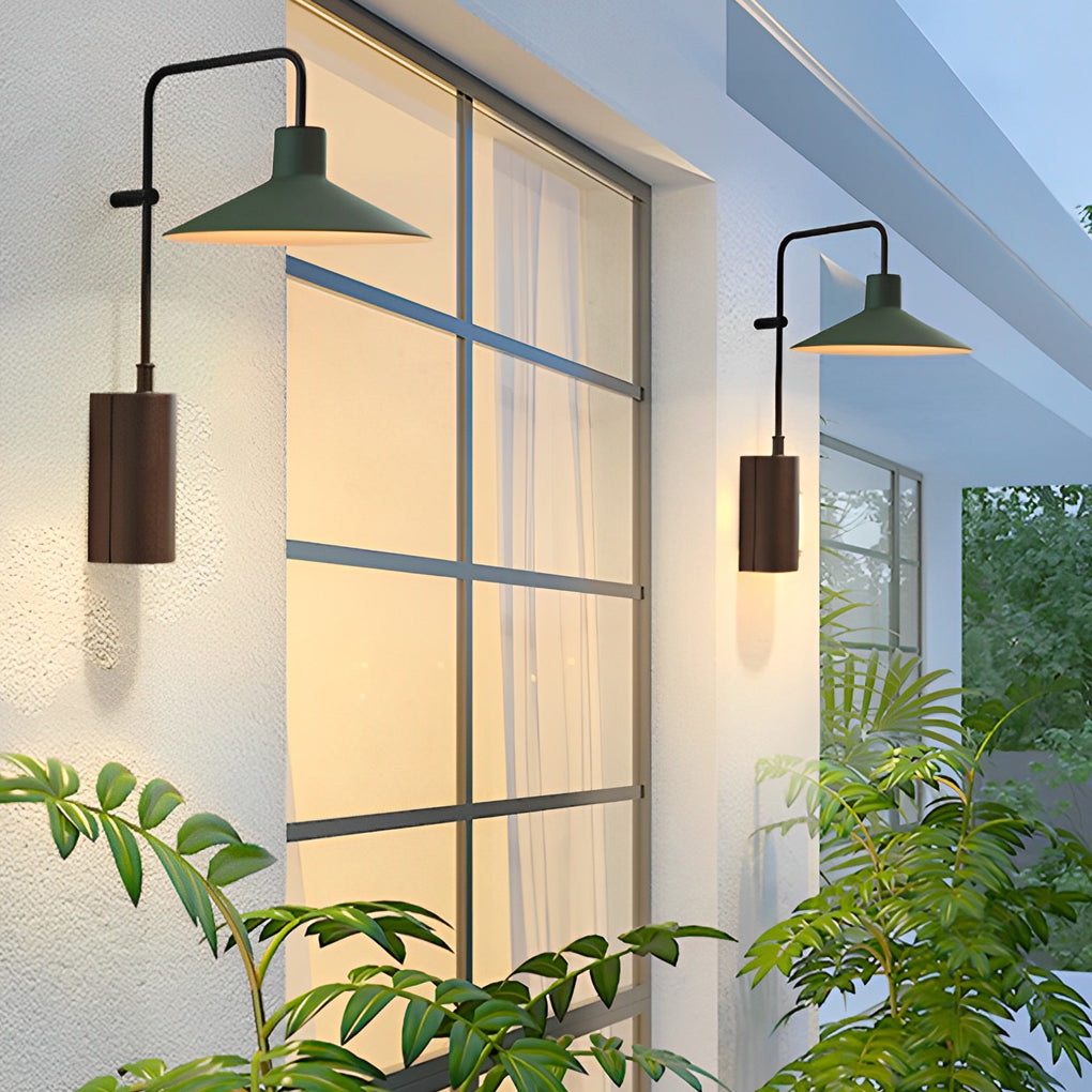 Waterproof LED Creative Modern Outdoor Wall Lamp Swing Arm Wall Sconces