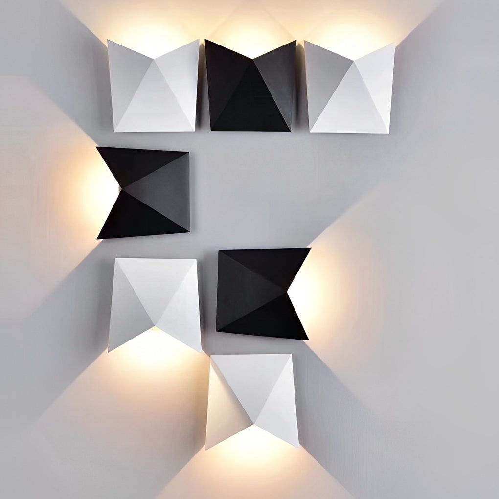 Creative Geometric LED 5W Waterproof Aluminum Modern Outdoor Wall Lamp