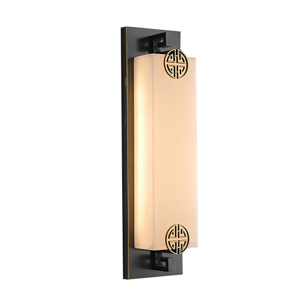 Outdoor Waterproof LED Copper Retro Exterior Wall Lights Sconces Lighting