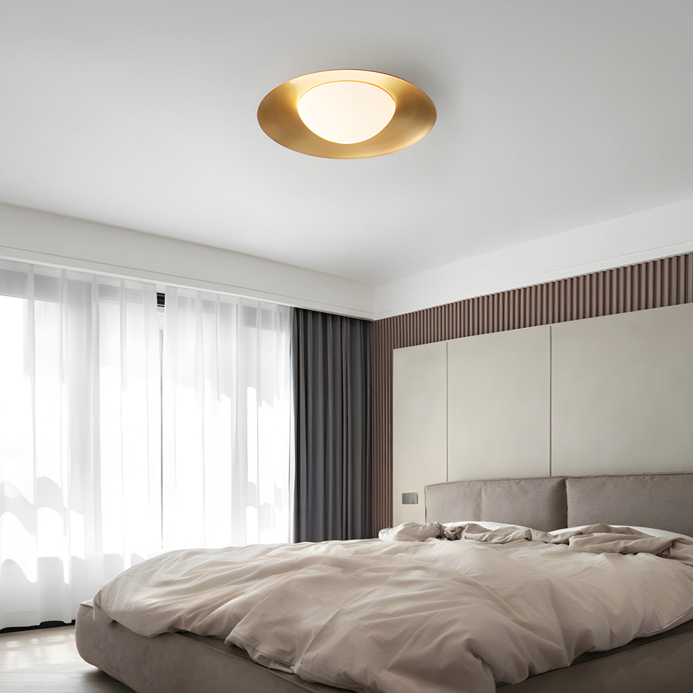 1-Light Round LED Flush Mount Ceiling Light