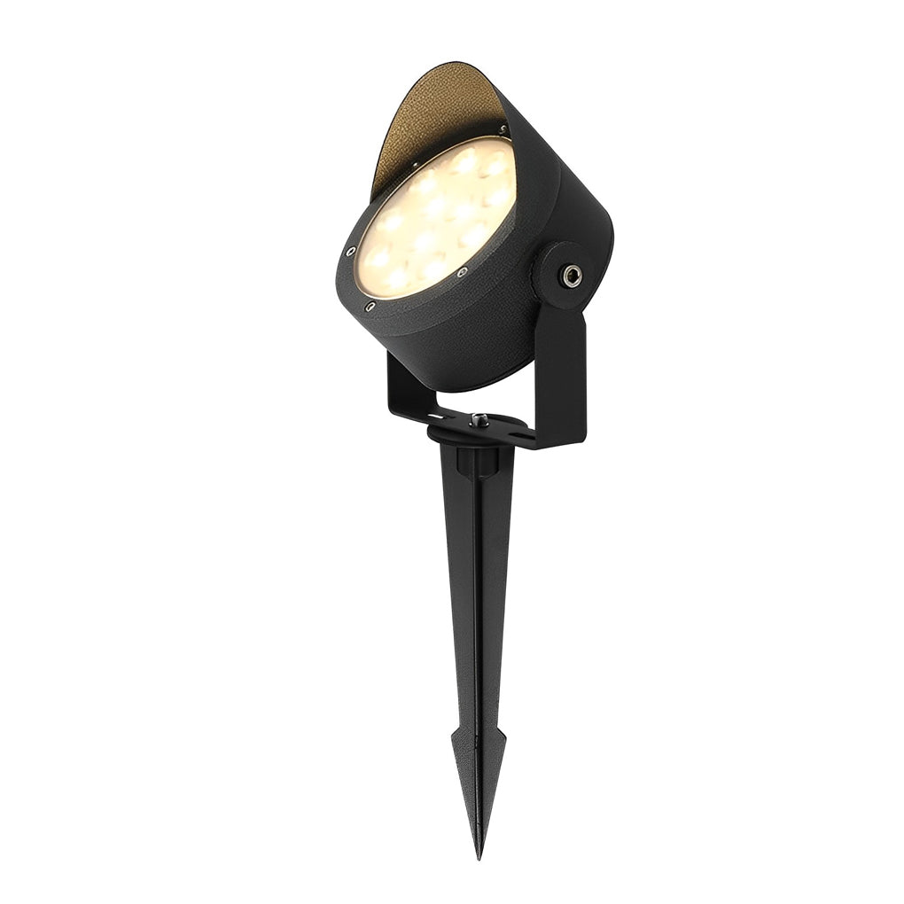 Adjustable Waterproof LED Anti-slip Black Modern Outdoor Spotlights